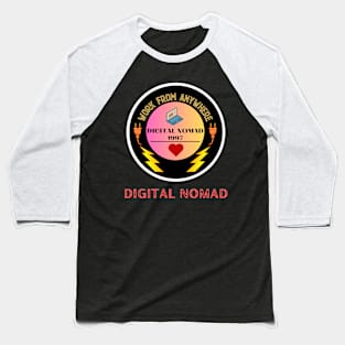 True Digital Nomad Baseball T-Shirt